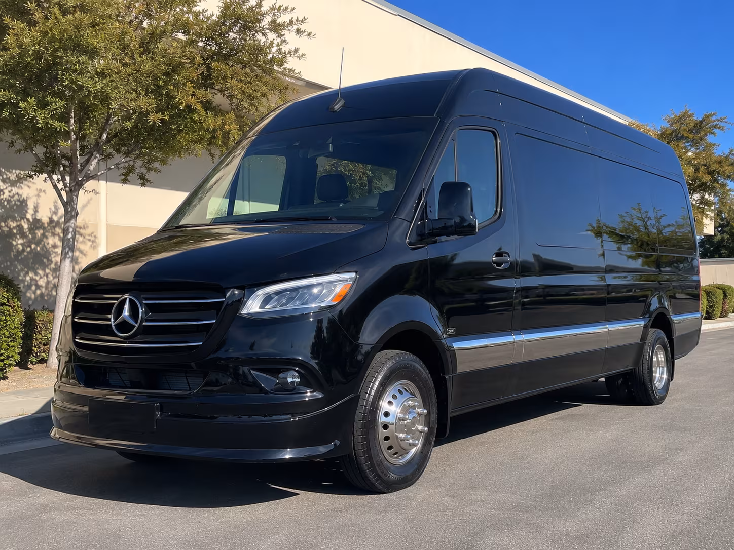 Austin Airport Shuttle & Transportation party bus exterior