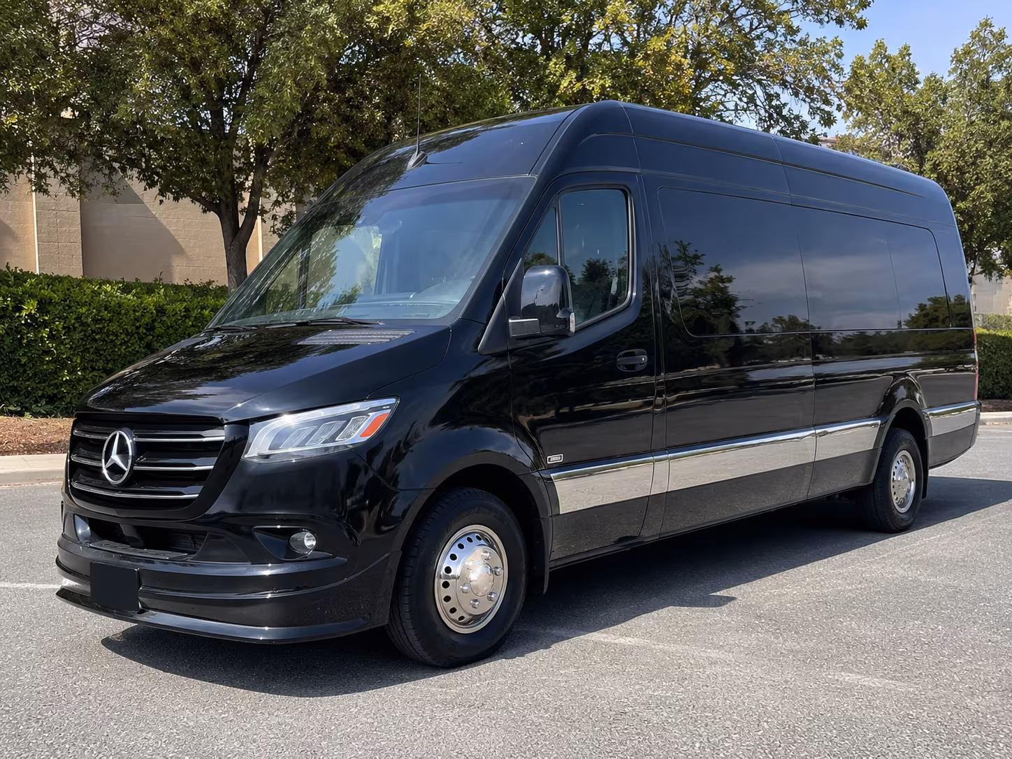 Austin Airport Shuttle & Transportation party bus exterior