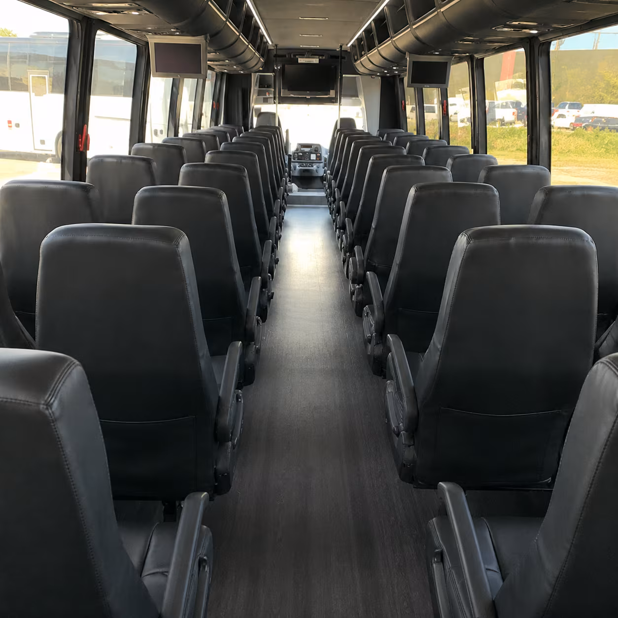 Austin Airport Shuttle & Transportation party bus exterior