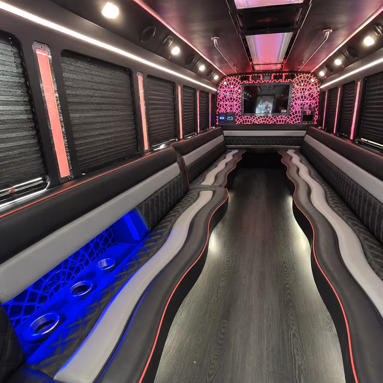 Austin Bachelor & Bachelorette Transportation party bus exterior
