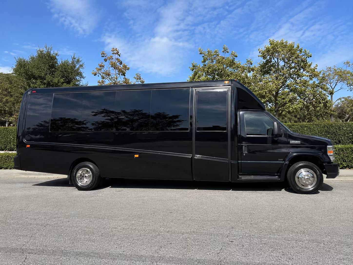 Austin Corporate Transportation party bus exterior