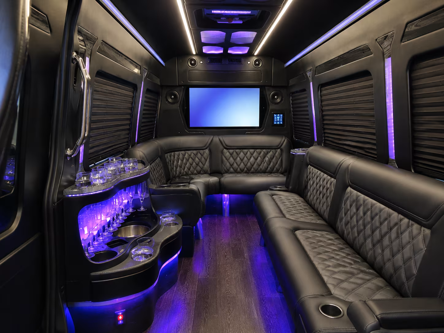 Austin Corporate Transportation party bus exterior