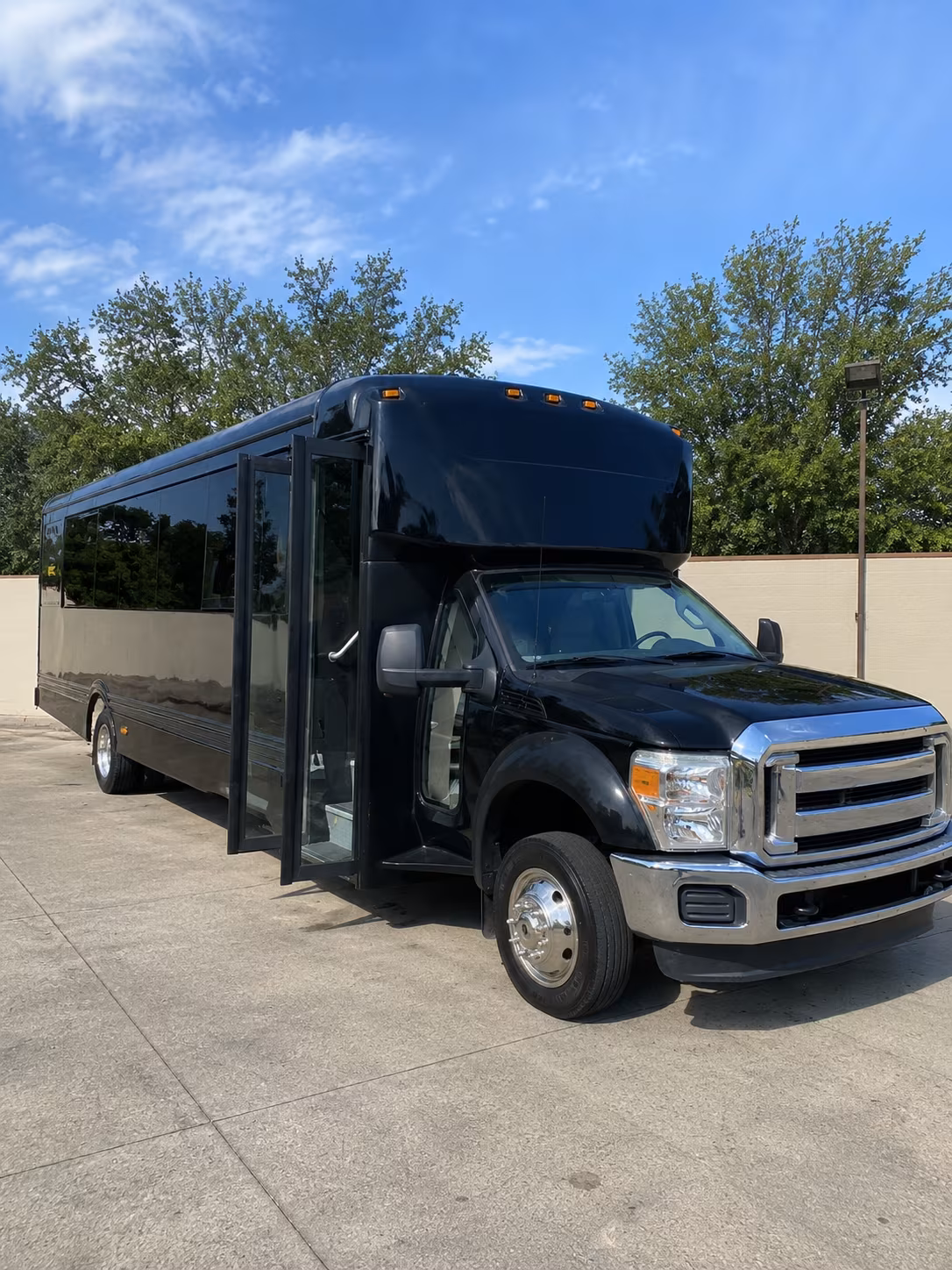 Austin Private Event Transportation party bus exterior