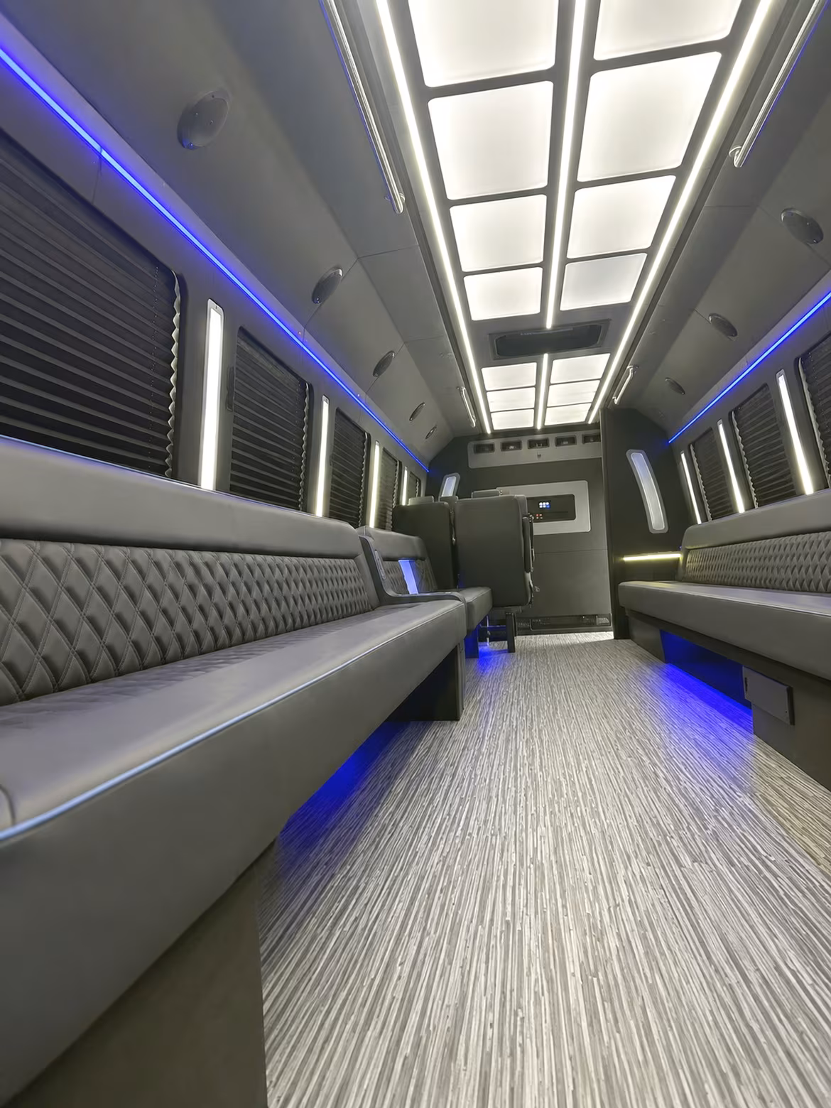 Austin Prom & Homecoming Transportation party bus interior