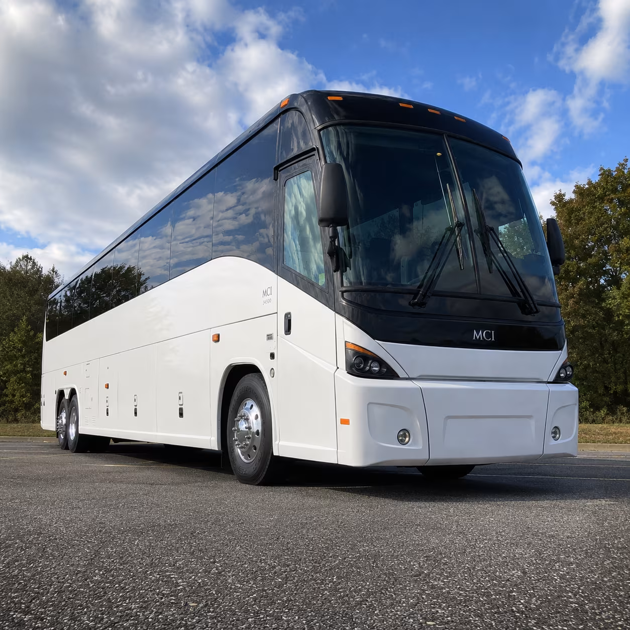 Austin School Event Transportation party bus exterior
