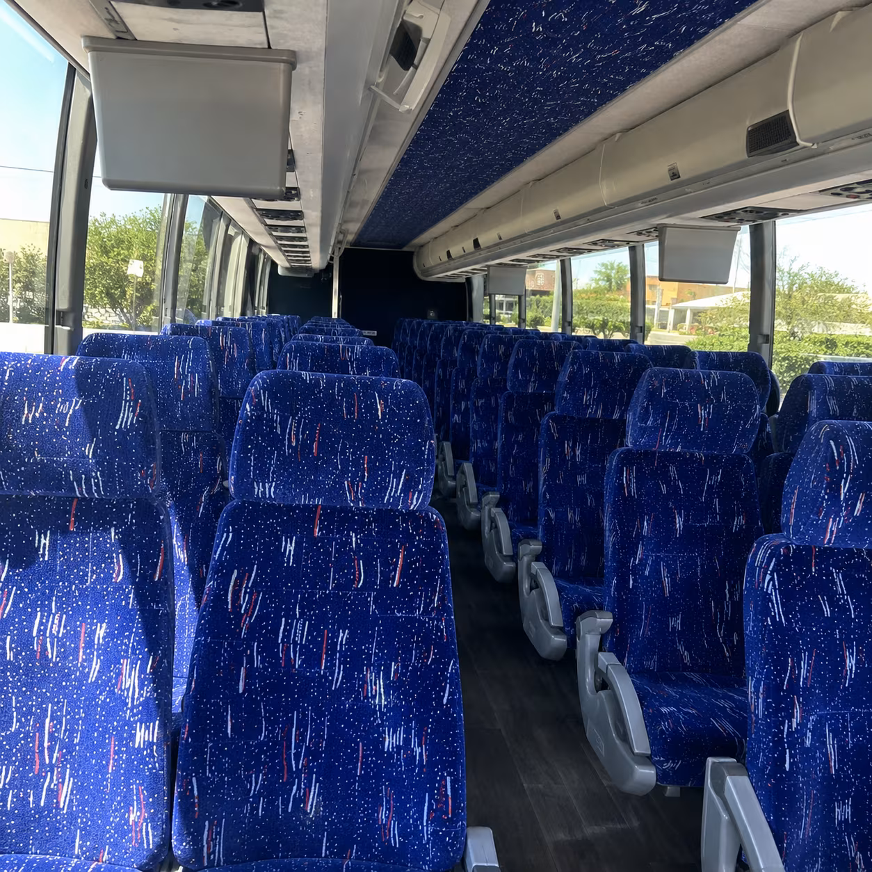 Austin School Event Transportation party bus exterior