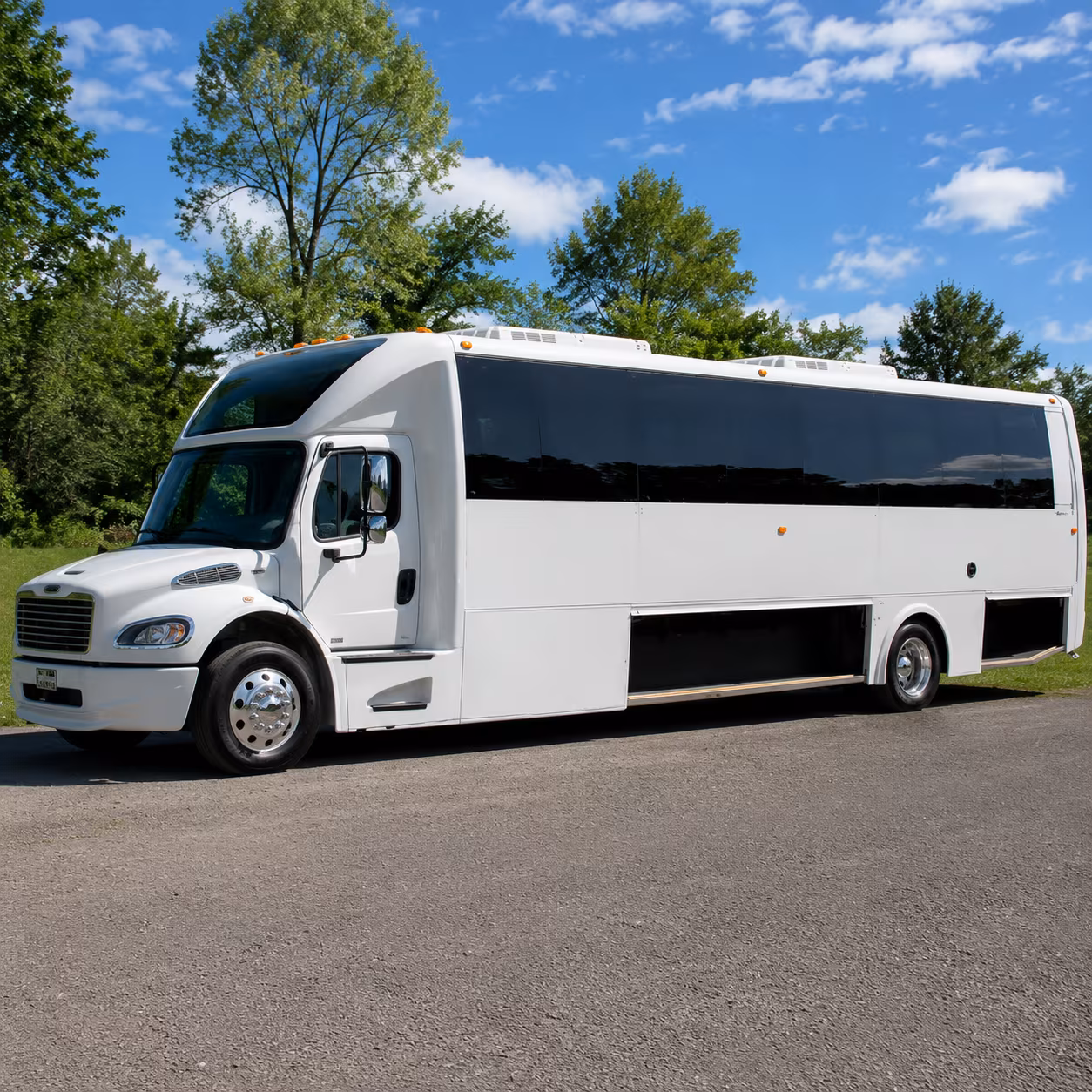 Austin Sporting Event Transportation party bus interior