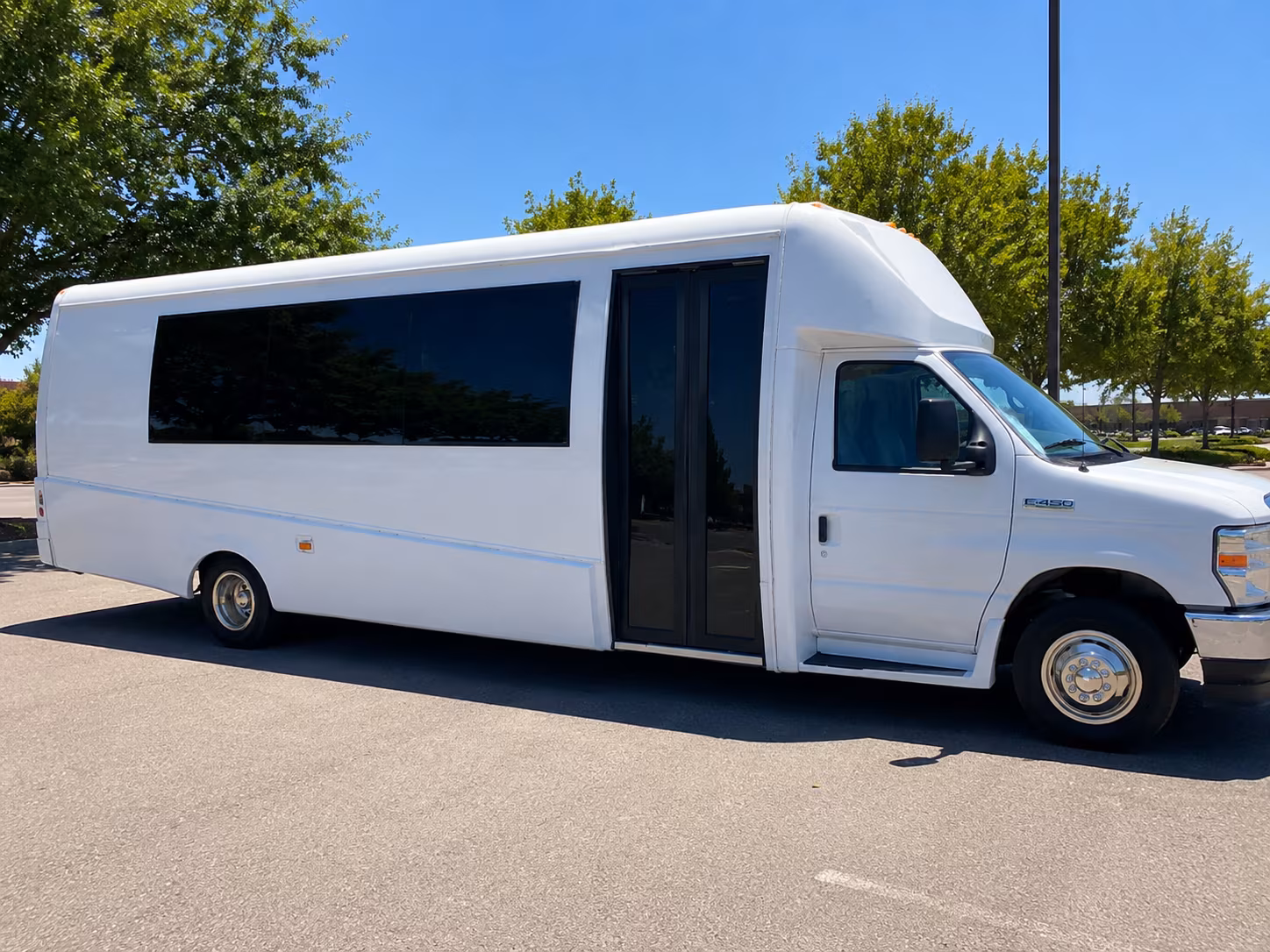 Austin Winery Tour & Pub Crawl Transportation party bus exterior
