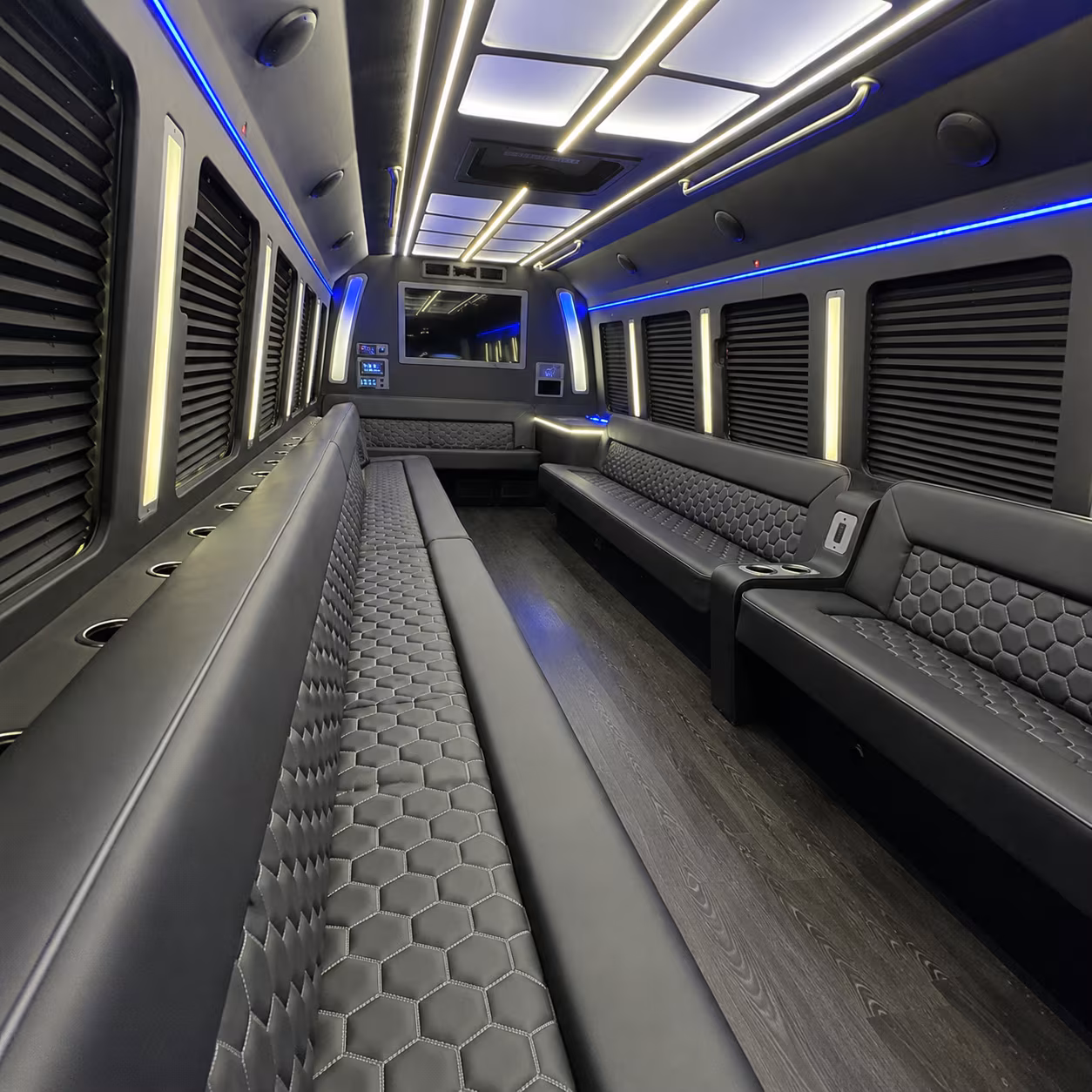 Austin Winery Tour & Pub Crawl Transportation party bus exterior
