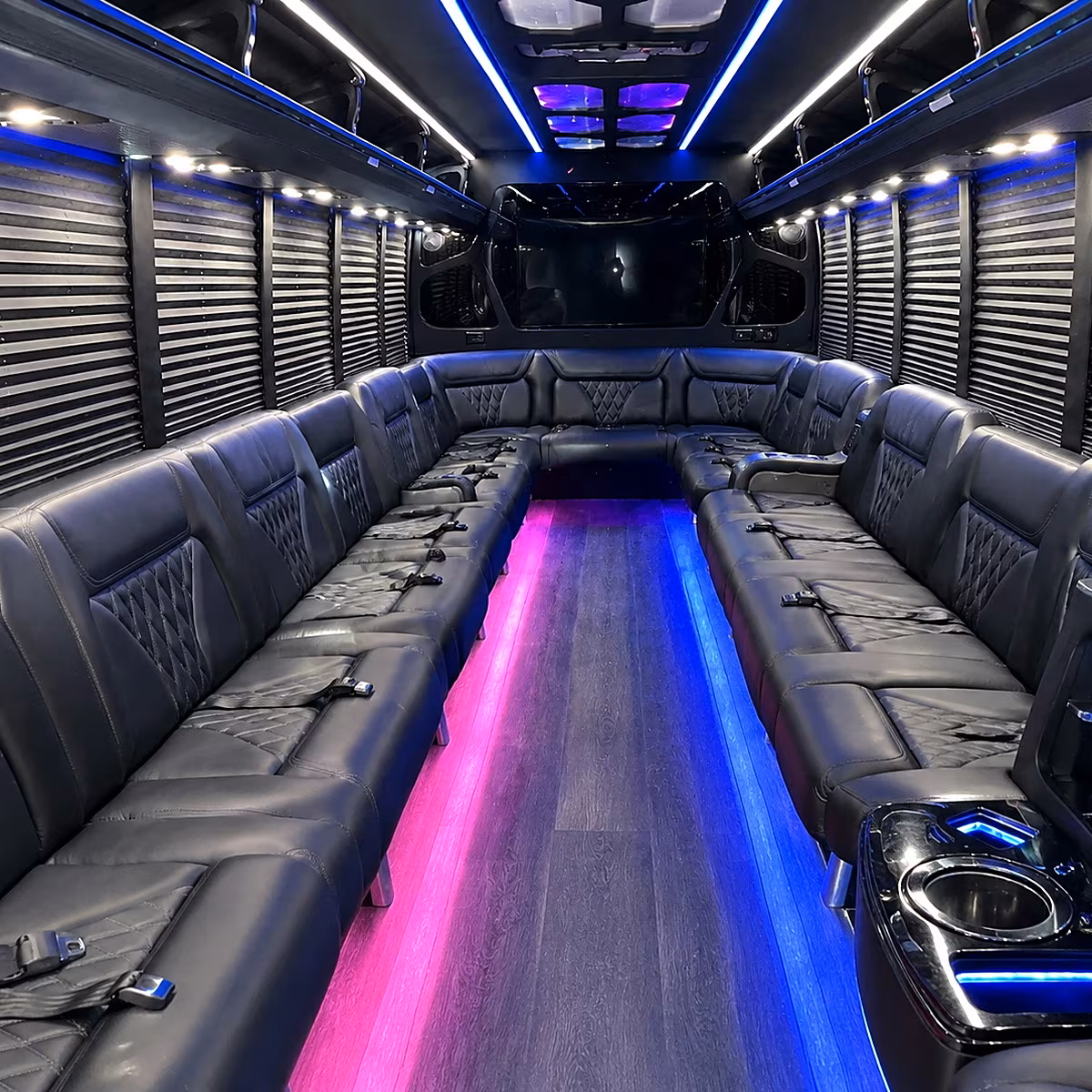 Austin Winery Tour & Pub Crawl Transportation onboard seating