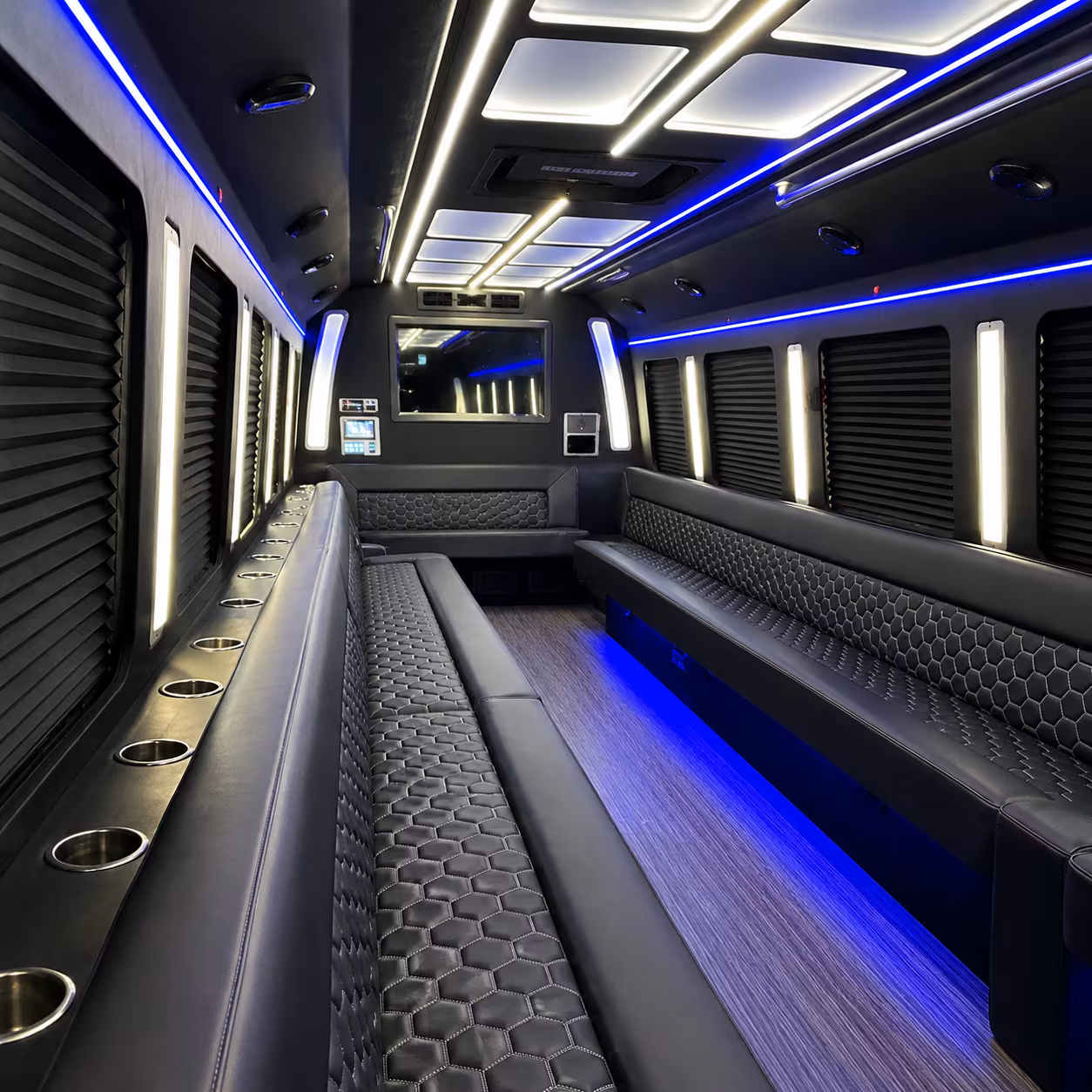 Austin Winery Tour & Pub Crawl Transportation party bus exterior