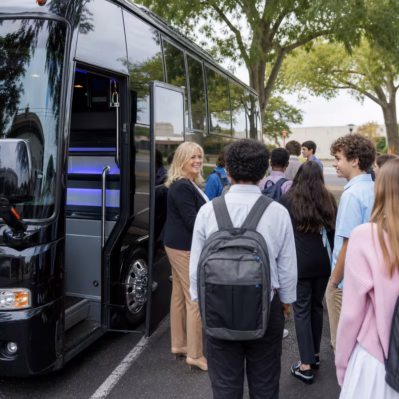 Austin School Transportation fleet vehicle