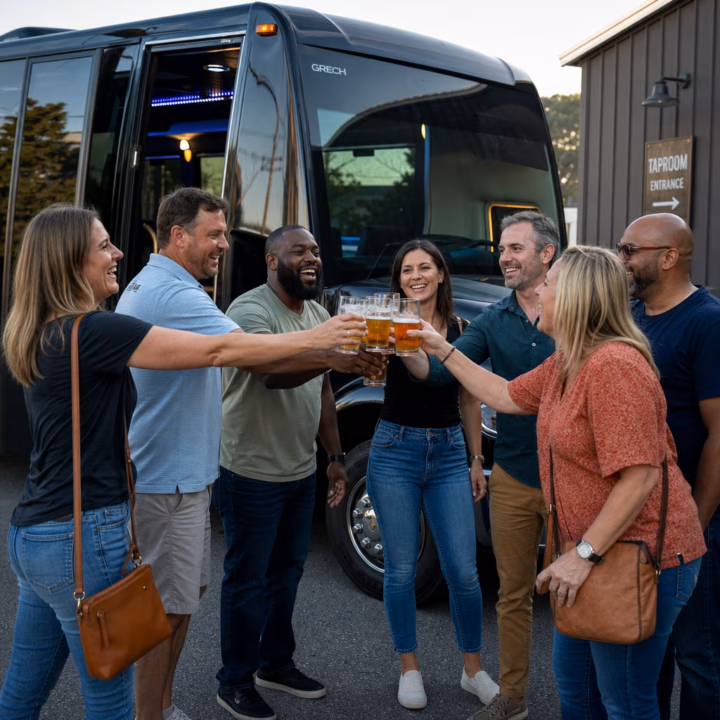 Austin Winery Tour & Pub Crawl Transportation