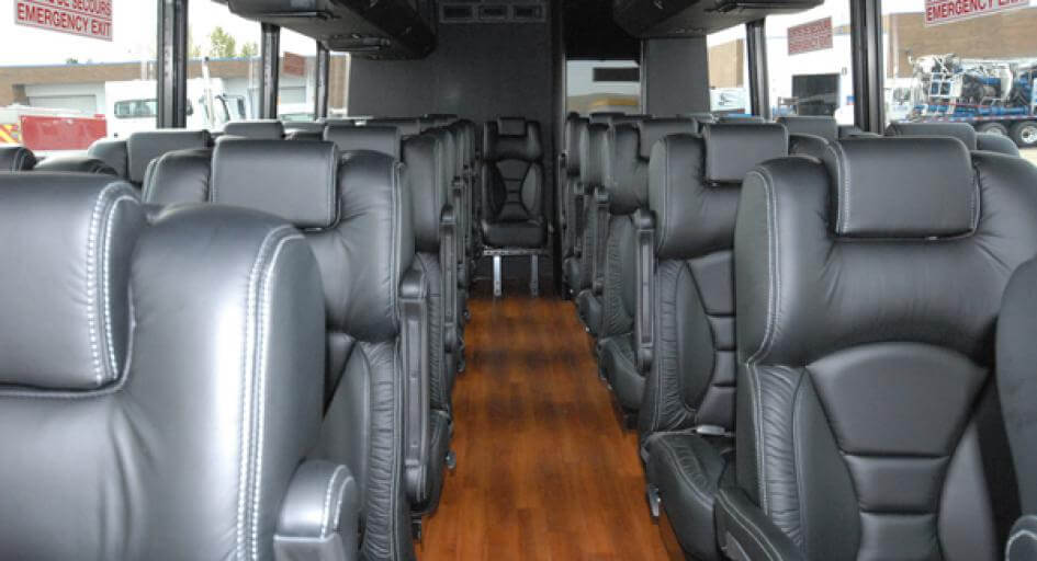 Temple 20 Passenger Minibus Interior