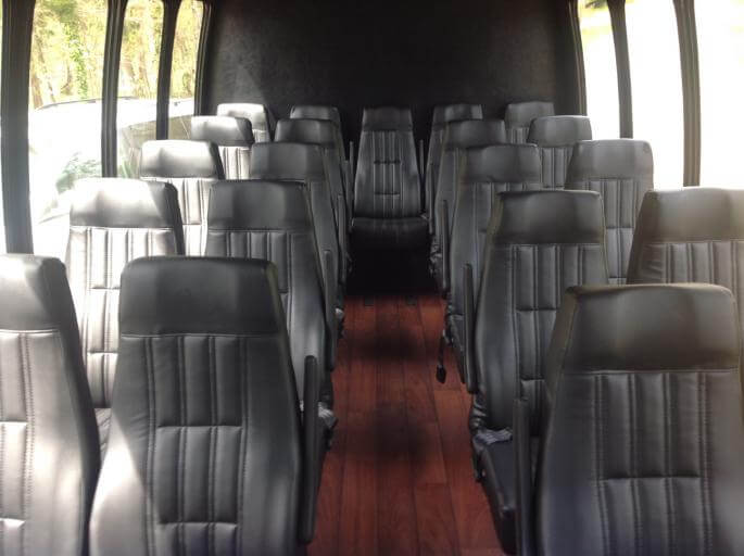 Temple 30 Passenger Shuttle Bus Interior