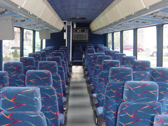 Temple 35 Passenger Shuttle Bus Interior
