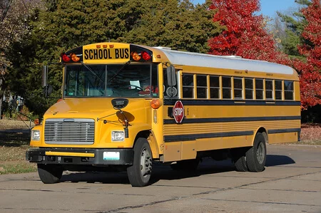 Temple 47 Passenger School Bus