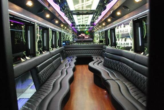 Georgetown 25 Passenger Limo bus Interior