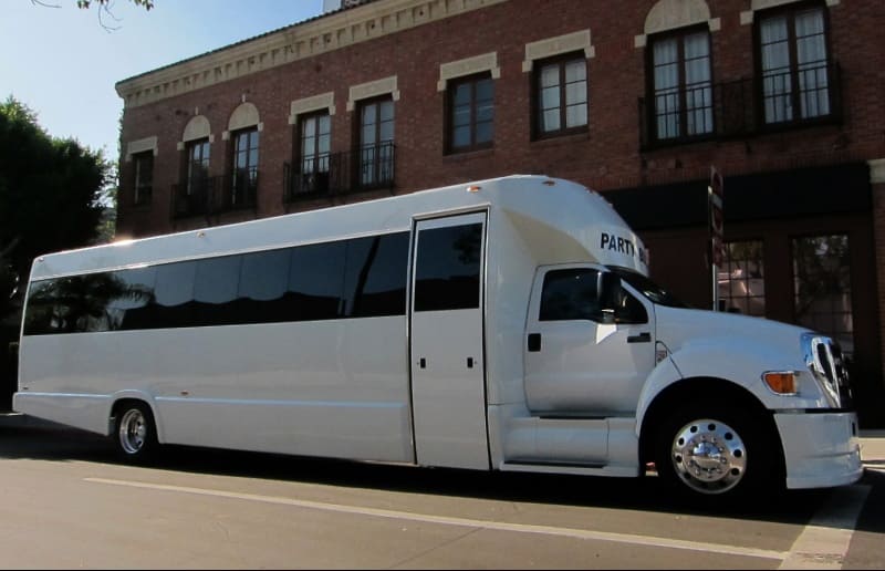 Cedar Park 30 Passenger Party Bus White